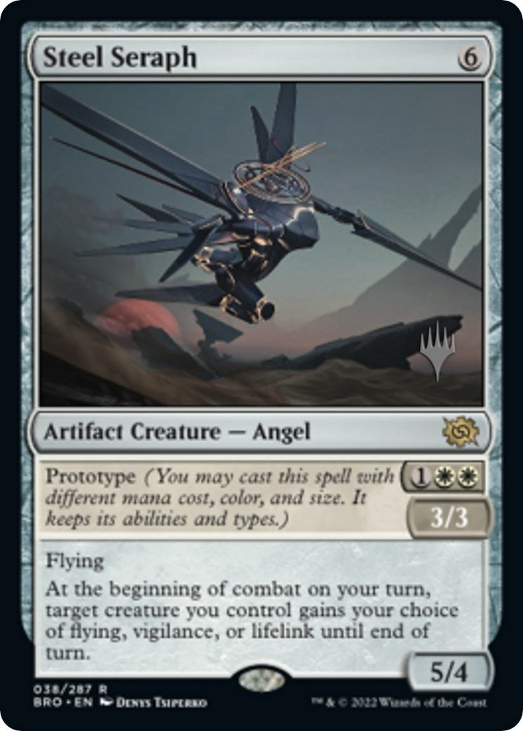 Image for Steel Seraph (38) (Promo Pack: The Brothers' War) - Magic: The Gathering