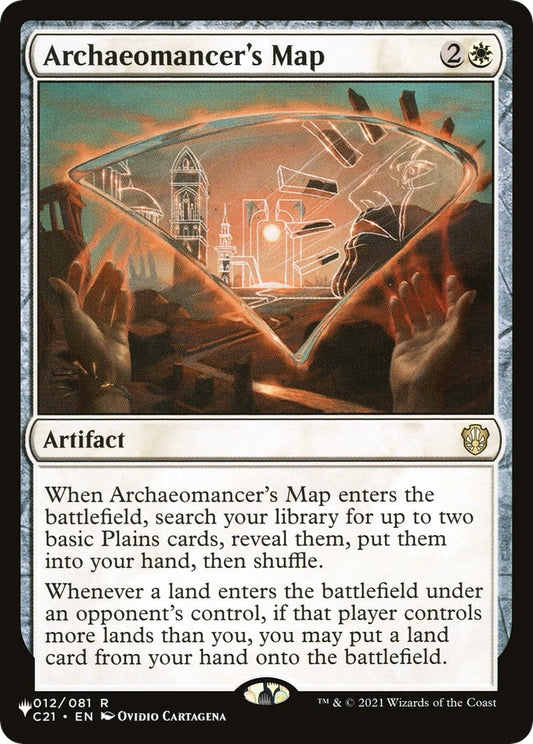 Image for Archaeomancer's Map (012/081) (The List Reprints) - Magic: The Gathering