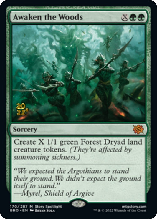 Image for Awaken the Woods (170) (Prerelease Cards) - Magic: The Gathering