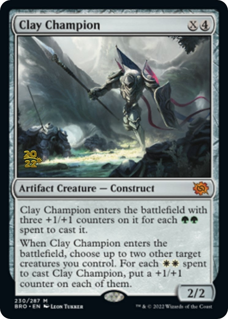 Image for Clay Champion (230) (Prerelease Cards) - Magic: The Gathering