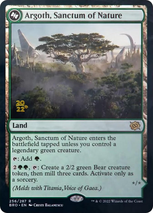 Image for Argoth, Sanctum of Nature (256) (Prerelease Cards) - Magic: The Gathering