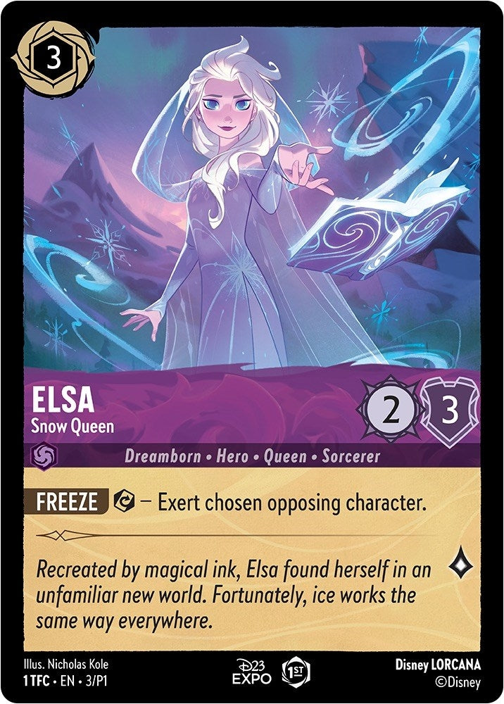 Image for Elsa - Snow Queen (3) (D23 Promos) - Disney Lorcana