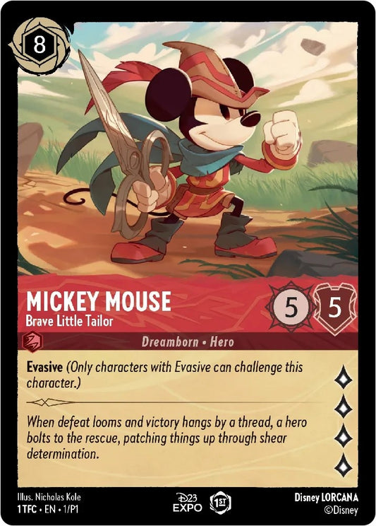 Image for Mickey Mouse - Brave Little Tailor (1) (D23 Promos) - Disney Lorcana