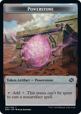 Image for Powerstone // Forest Dryad Double-Sided Token (7 // 3) (The Brothers' War) - Magic: The Gathering