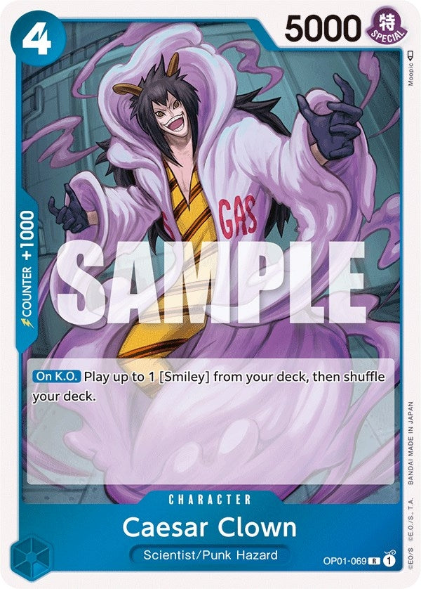 Image for Caesar Clown (OP01-069) (Romance Dawn) - One Piece Card Game