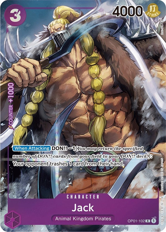 Image for Jack (Parallel) (OP01-102) (Romance Dawn) - One Piece Card Game