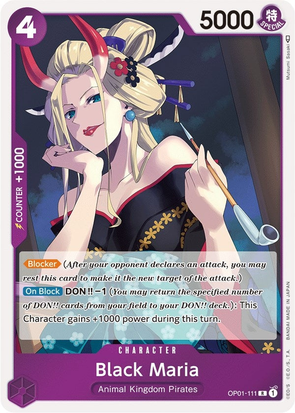 Image for Black Maria (OP01-111) (Romance Dawn) - One Piece Card Game