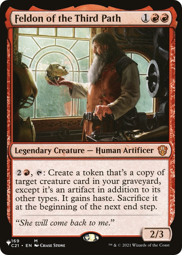 Image for Feldon of the Third Path (169/081) (The List Reprints) - Magic: The Gathering