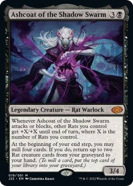 Image for Ashcoat of the Shadow Swarm (19) (Jumpstart 2022) - Magic: The Gathering
