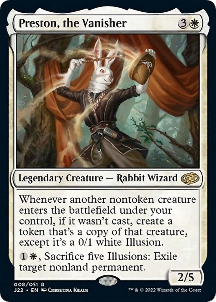 Image for Preston, the Vanisher (8) (Jumpstart 2022) - Magic: The Gathering