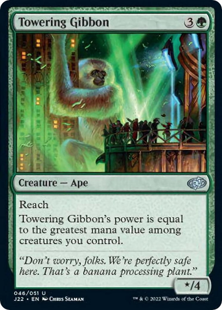 Image for Towering Gibbon (46) (Jumpstart 2022) - Magic: The Gathering