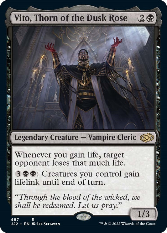 Image for Vito, Thorn of the Dusk Rose (487) (Jumpstart 2022) - Magic: The Gathering