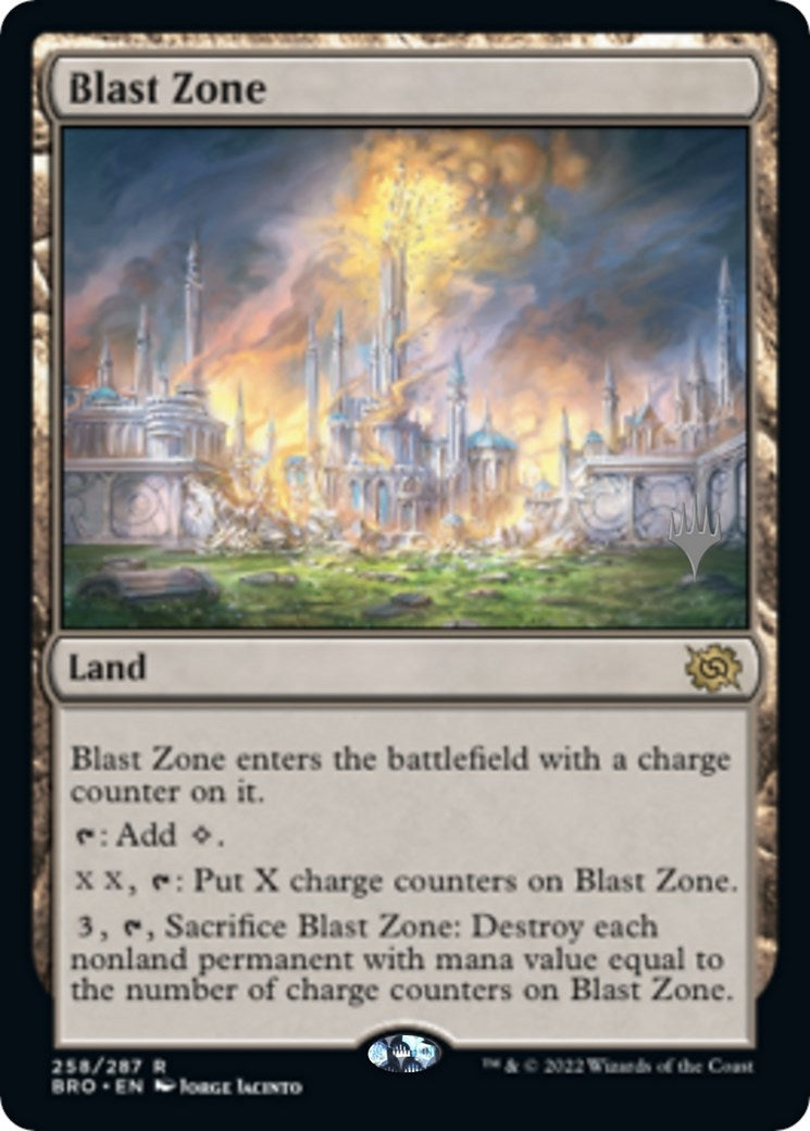 Image for Blast Zone (BRO) (258) (Promo Pack: The Brothers' War) - Magic: The Gathering