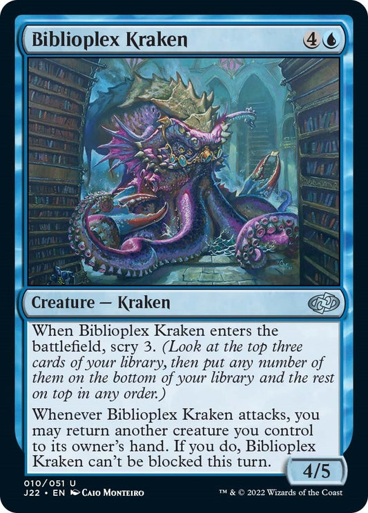 Image for Biblioplex Kraken (10) (Jumpstart 2022) - Magic: The Gathering