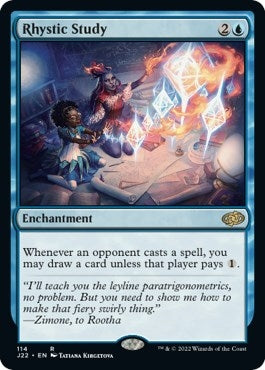 Image for Rhystic Study (114) (Jumpstart 2022) - Magic: The Gathering