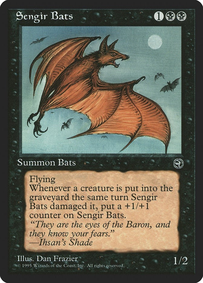Image for Sengir Bats (57) (Homelands) - Magic: The Gathering