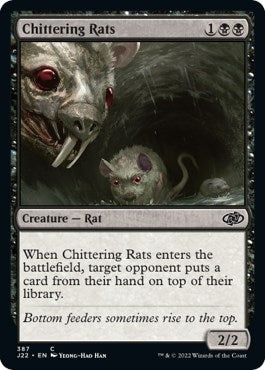 Image for Chittering Rats (387) (Jumpstart 2022) - Magic: The Gathering