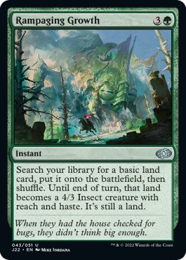 Image for Rampaging Growth (43) (Jumpstart 2022) - Magic: The Gathering