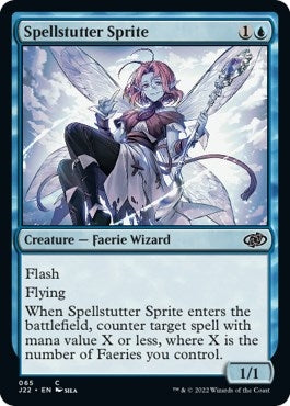 Image for Spellstutter Sprite (65) (Jumpstart 2022) - Magic: The Gathering