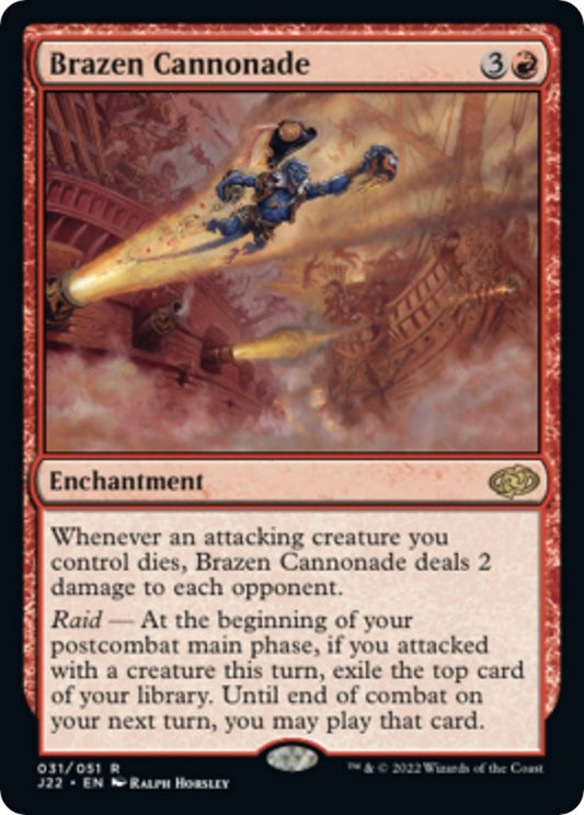 Image for Brazen Cannonade (31) (Jumpstart 2022) - Magic: The Gathering