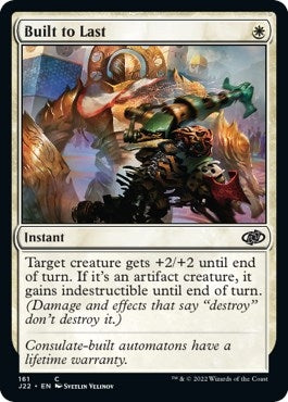 Image for Built to Last (161) (Jumpstart 2022) - Magic: The Gathering