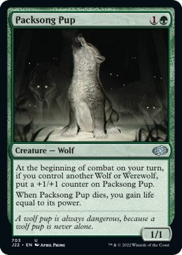 Image for Packsong Pup (703) (Jumpstart 2022) - Magic: The Gathering