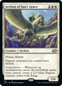 Image for Archon of Sun's Grace (151) (Jumpstart 2022) - Magic: The Gathering