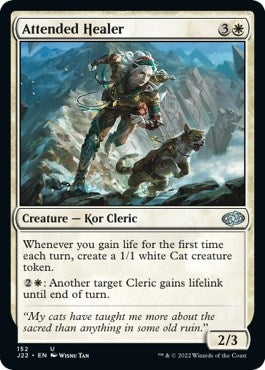 Image for Attended Healer (152) (Jumpstart 2022) - Magic: The Gathering