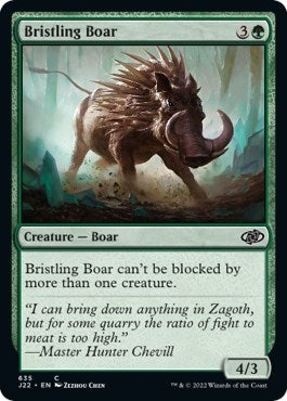 Image for Bristling Boar (635) (Jumpstart 2022) - Magic: The Gathering