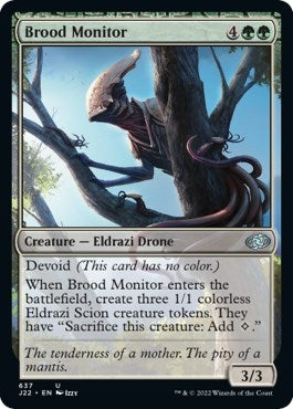 Image for Brood Monitor (637) (Jumpstart 2022) - Magic: The Gathering