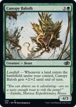 Image for Canopy Baloth (638) (Jumpstart 2022) - Magic: The Gathering