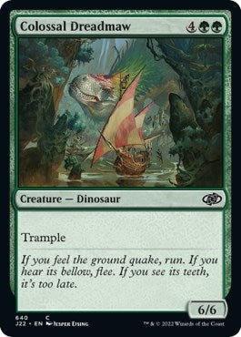 Image for Colossal Dreadmaw (640) (Jumpstart 2022) - Magic: The Gathering