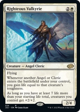 Image for Righteous Valkyrie (234) (Jumpstart 2022) - Magic: The Gathering