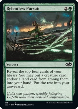 Image for Relentless Pursuit (718) (Jumpstart 2022) - Magic: The Gathering
