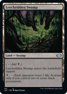 Image for Leechridden Swamp (137) (Jumpstart 2022) - Magic: The Gathering