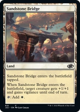 Image for Sandstone Bridge (819) (Jumpstart 2022) - Magic: The Gathering