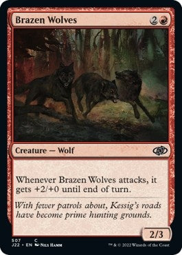 Image for Brazen Wolves (507) (Jumpstart 2022) - Magic: The Gathering