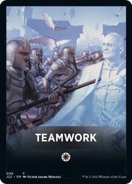 Image for Teamwork Theme Card (8) (Jumpstart 2022) - Magic: The Gathering
