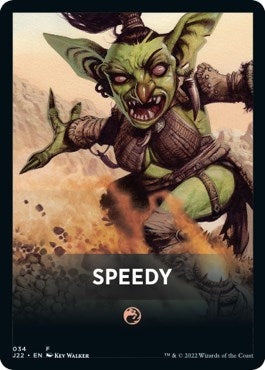 Image for Speedy Theme Card (34) (Jumpstart 2022) - Magic: The Gathering