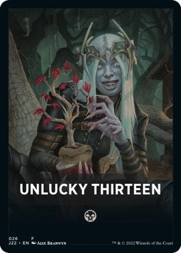 Image for Unlucky Thirteen Theme Card (26) (Jumpstart 2022) - Magic: The Gathering