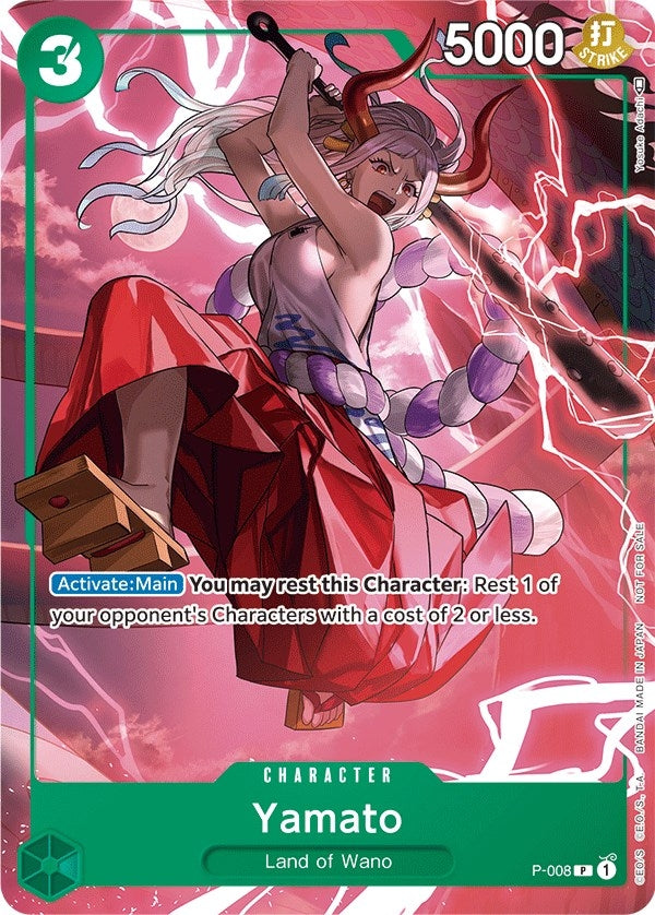 Image for Yamato (Tournament Pack Vol. 1) (P-008) (One Piece Promotion Cards) - One Piece Card Game