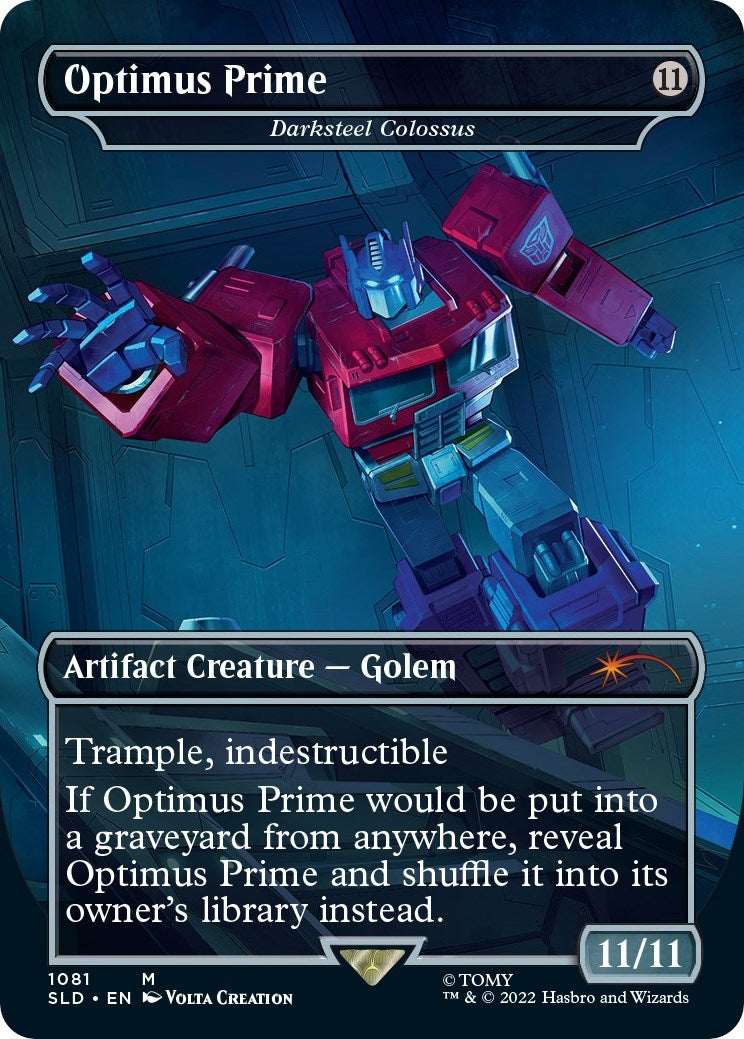 Image for Optimus Prime - Darksteel Colossus (1081) (Secret Lair Drop Series) - Magic: The Gathering