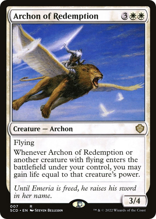 Image for Archon of Redemption (7) (Starter Commander Decks) - Magic: The Gathering