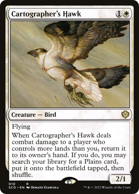 Image for Cartographer's Hawk (10) (Starter Commander Decks) - Magic: The Gathering