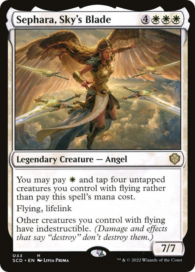 Image for Sephara, Sky's Blade (33) (Starter Commander Decks) - Magic: The Gathering