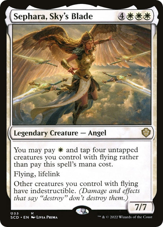 Image for Sephara, Sky's Blade (33) (Starter Commander Decks) - Magic: The Gathering