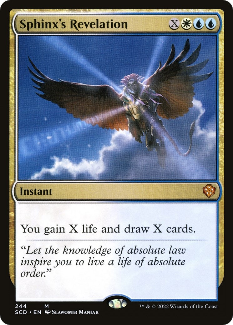 Image for Sphinx's Revelation (244) (Starter Commander Decks) - Magic: The Gathering