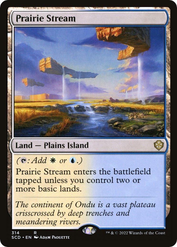 Image for Prairie Stream (314) (Starter Commander Decks) - Magic: The Gathering