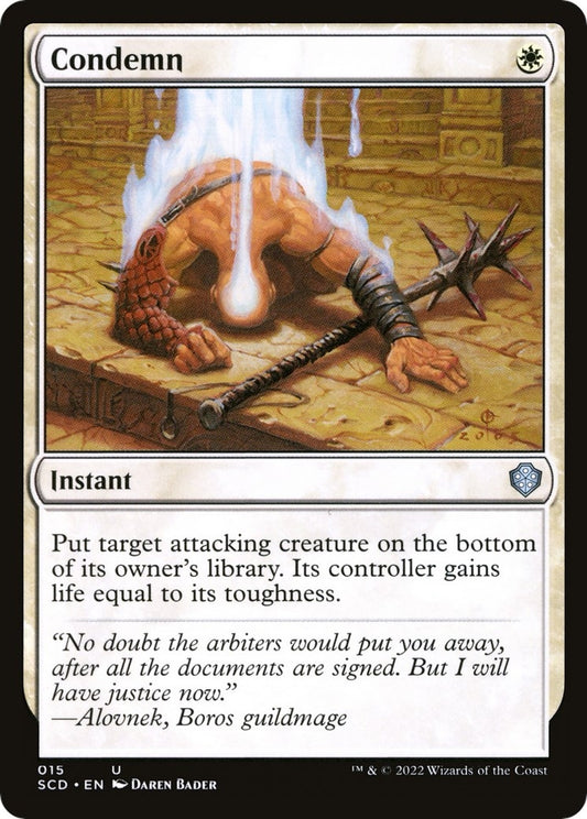 Image for Condemn (15) (Starter Commander Decks) - Magic: The Gathering