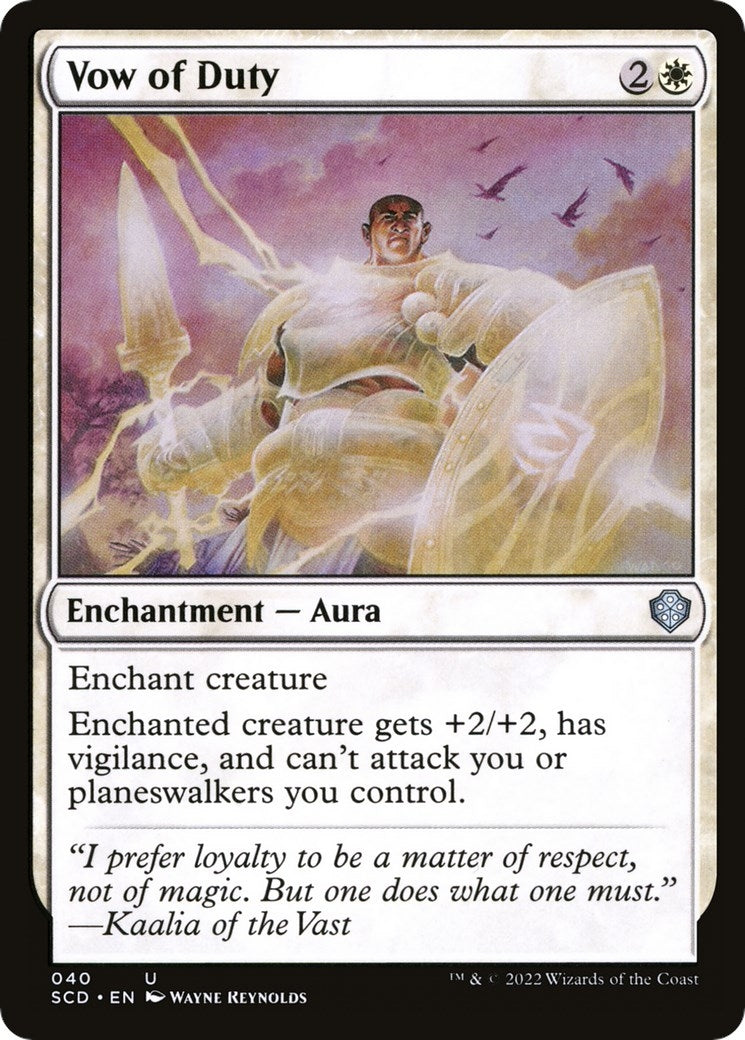 Image for Vow of Duty (40) (Starter Commander Decks) - Magic: The Gathering